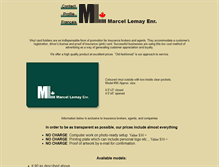 Tablet Screenshot of marcellemay.com